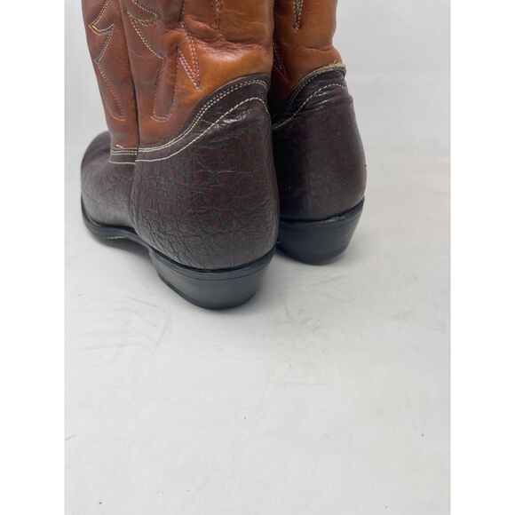 Western Cowboy Boots For Men Women\'s Leather Boots Vintage SIZE Men\'s 8.5D main image 11